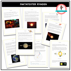 Faktatexter Rymden - svårare längre texter