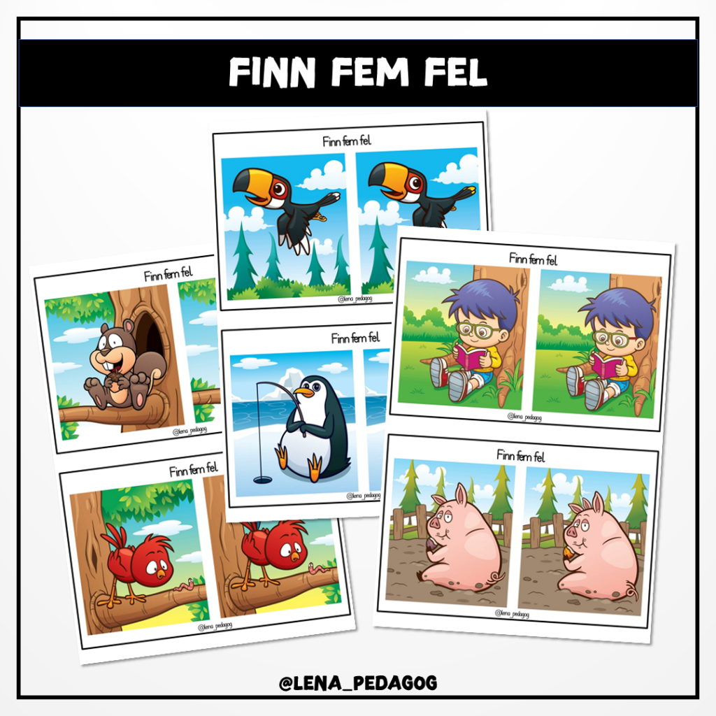 Finn fem fel
