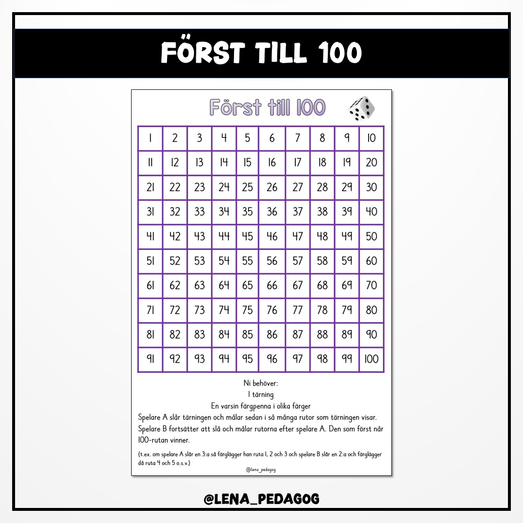 Först till 100