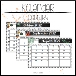 Klassrumskalender 22/23 (country) - bild 1