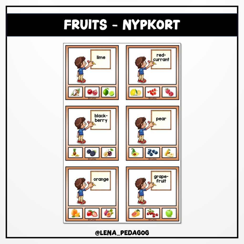 Fruits – nypkort