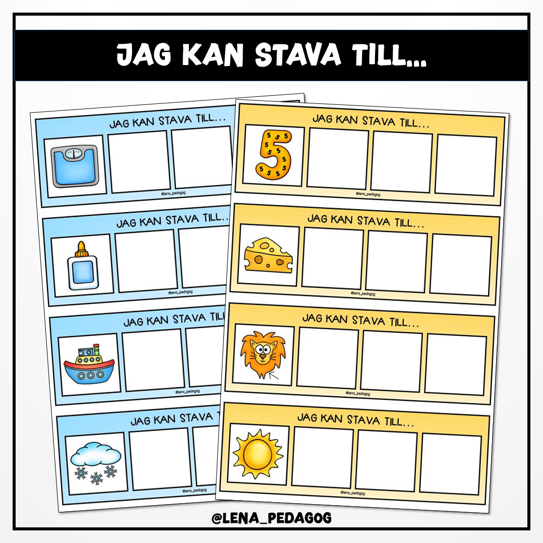 Jag kan stava till...