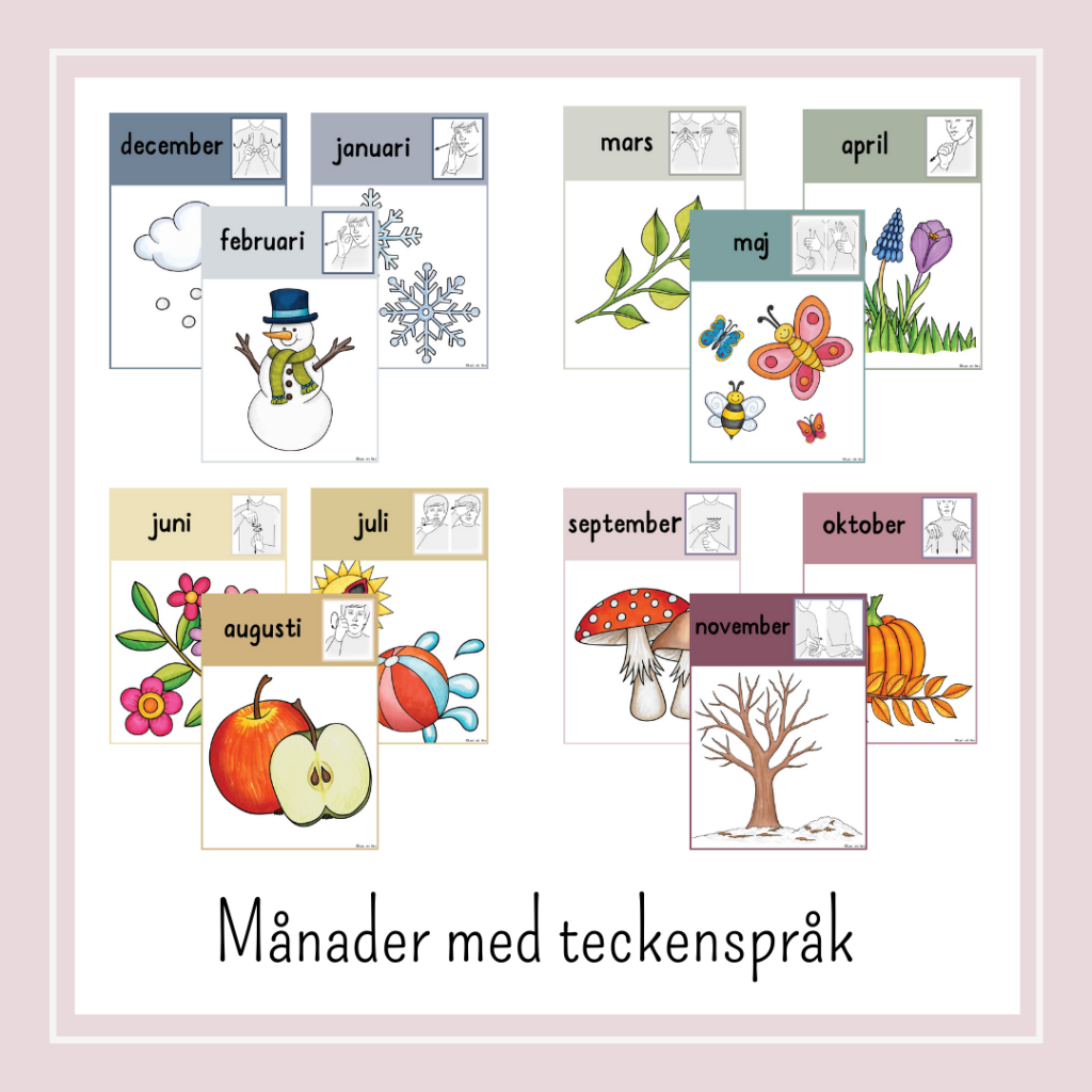 Månader med teckenspråk