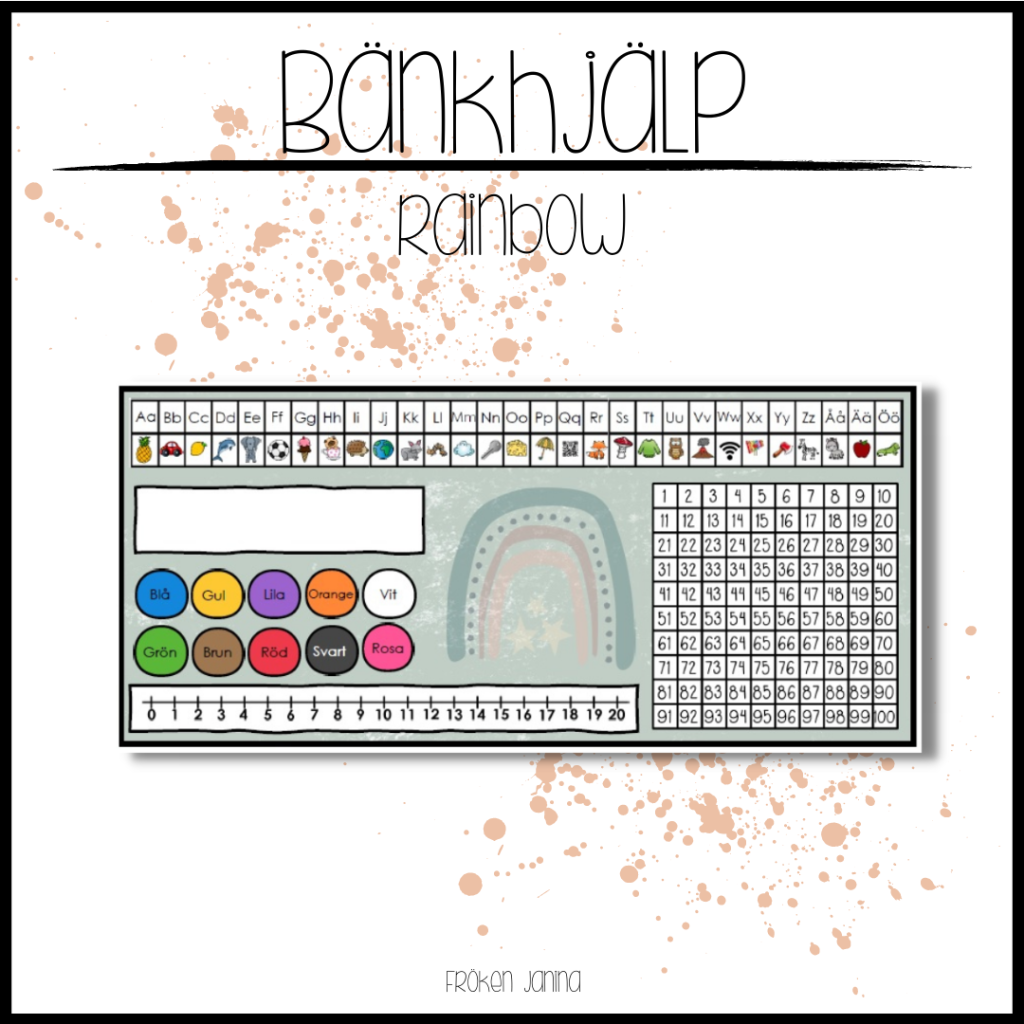 Bänkhjälp (rainbow)