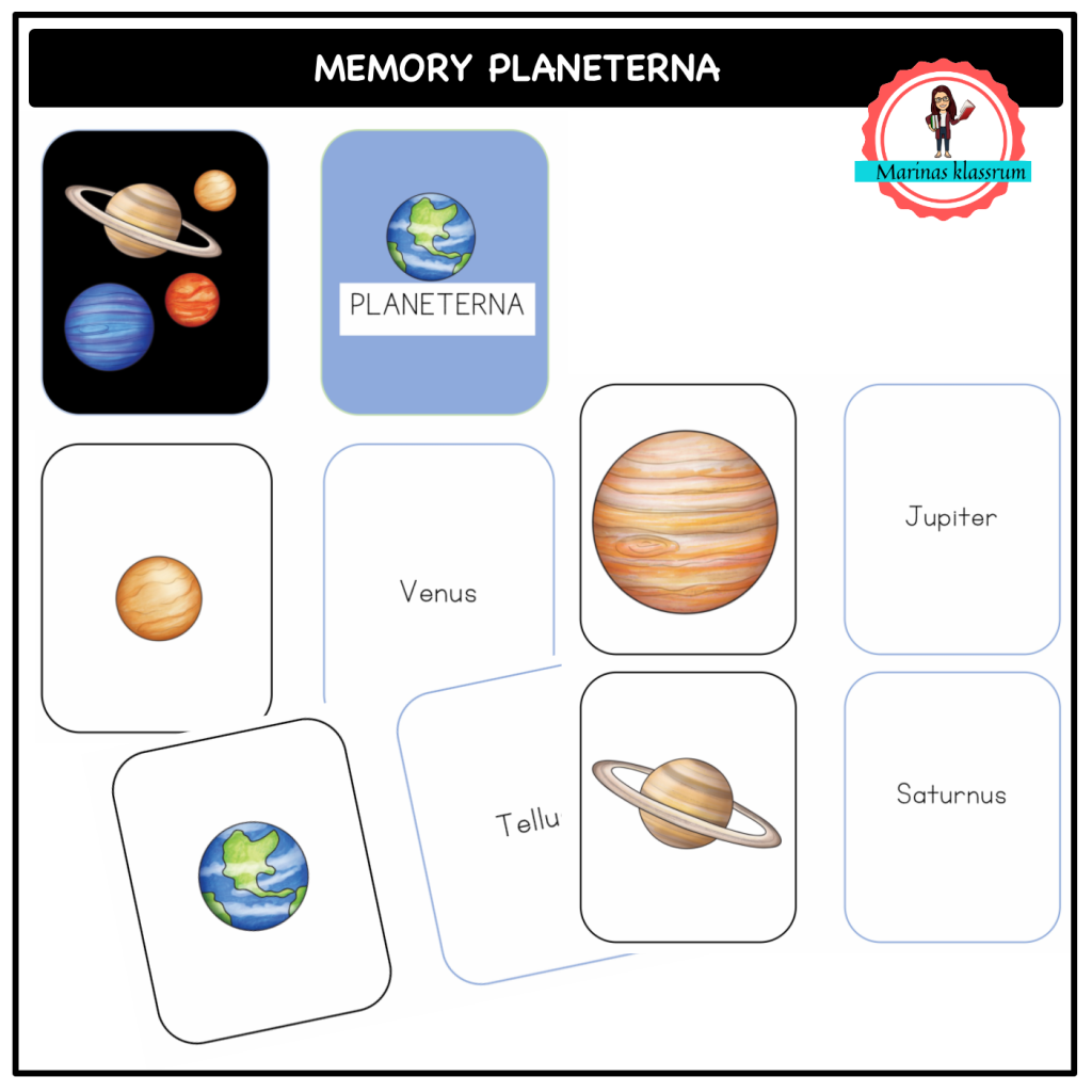 Memory med planeterna