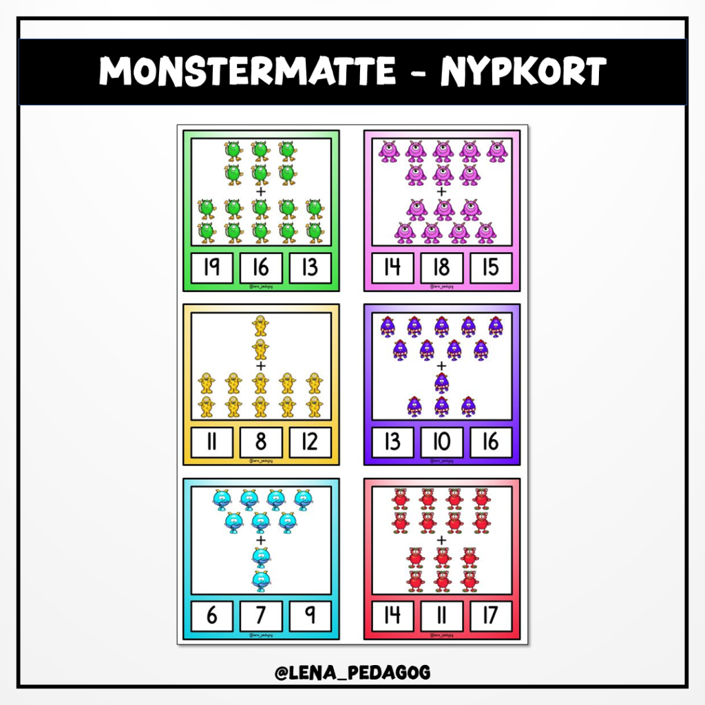 Monstermatte – nypkort