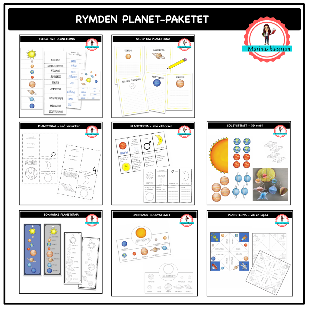 RYMDEN planet-paket