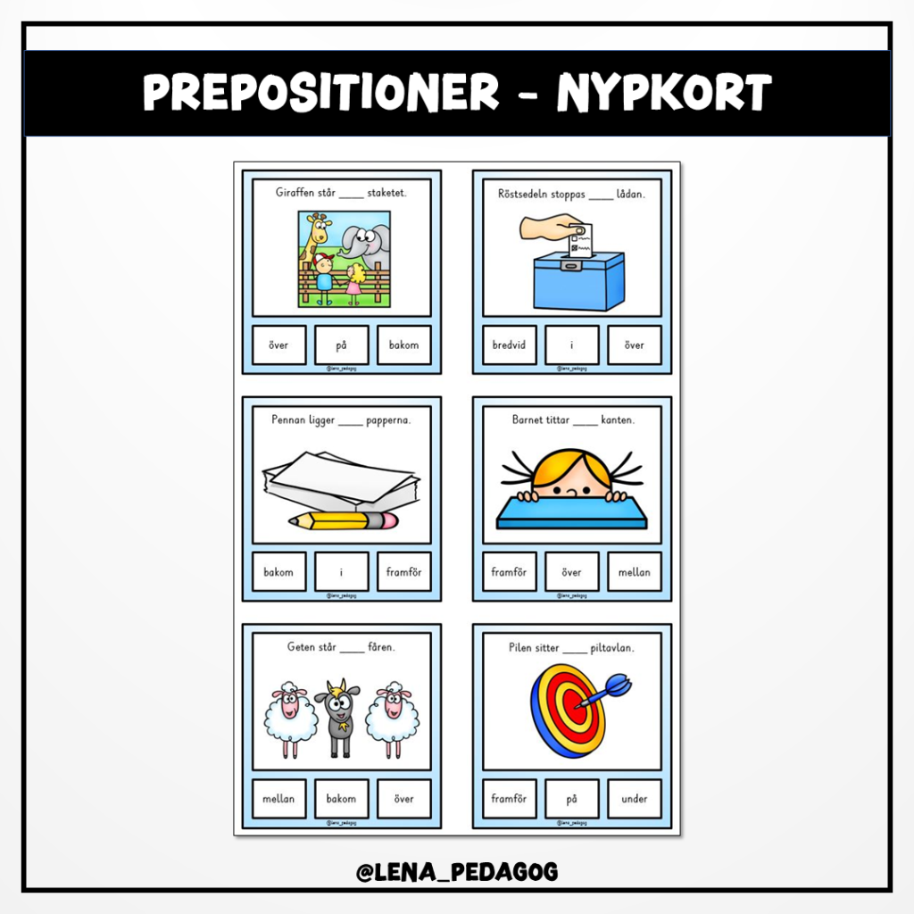Prepositioner – nypkort