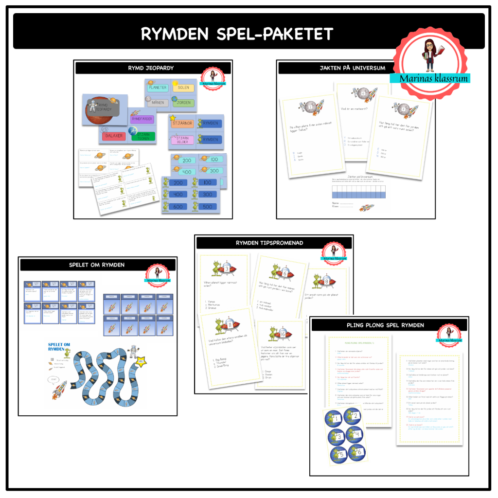 RYMDEN spel-paket
