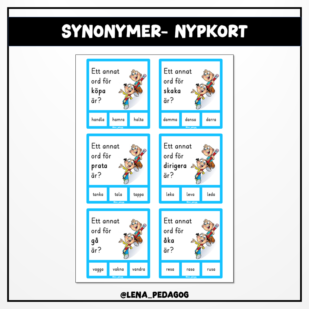 Synonymer – nypkort