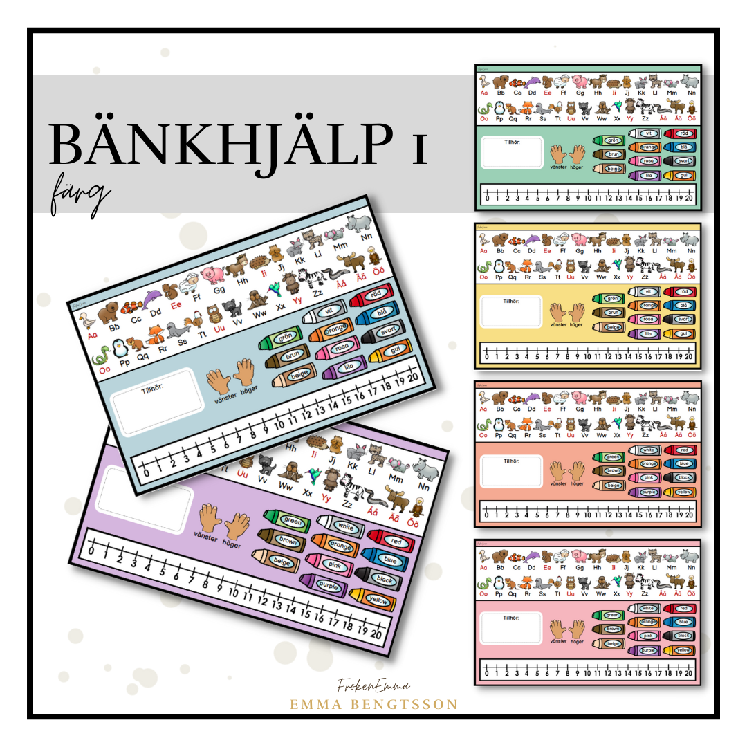 Bänkhjälp 1 färg