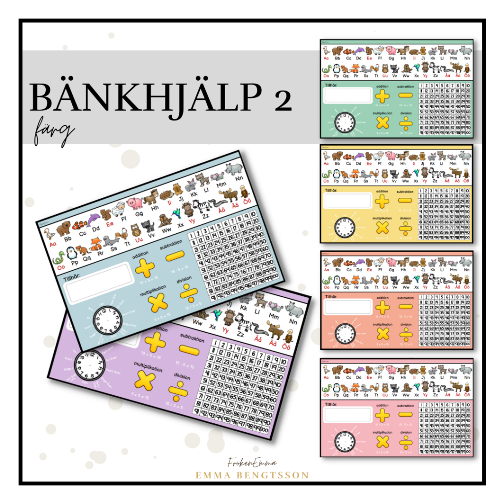 Bänkhjälp 2 färg