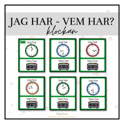 Jag har - vem har? klockan