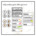 Instruktioner material – neutral - bild 2