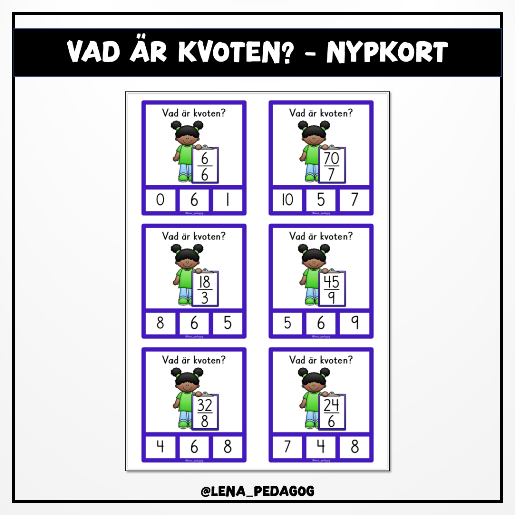 Vad är kvoten? – nypkort