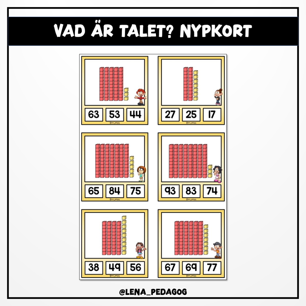Vad är talet? – nypkort