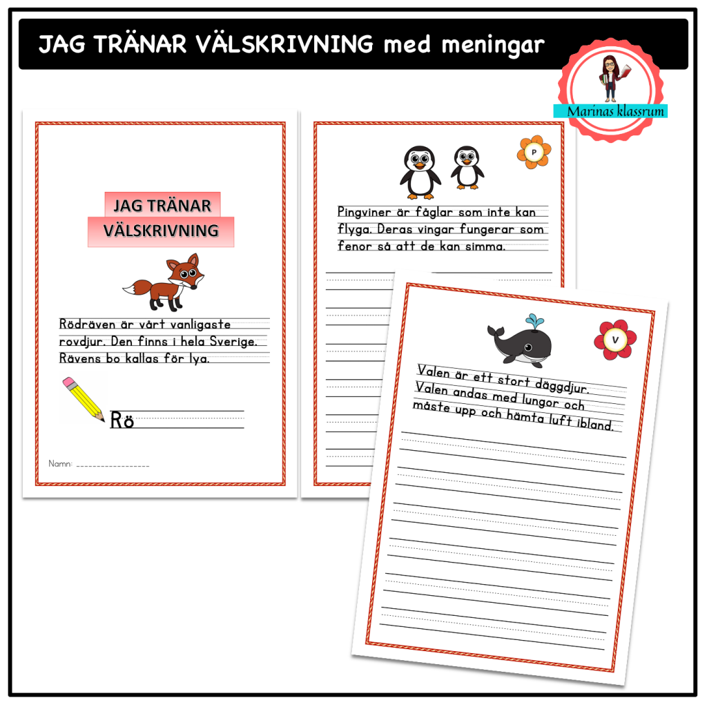 Välskrivning med meningar