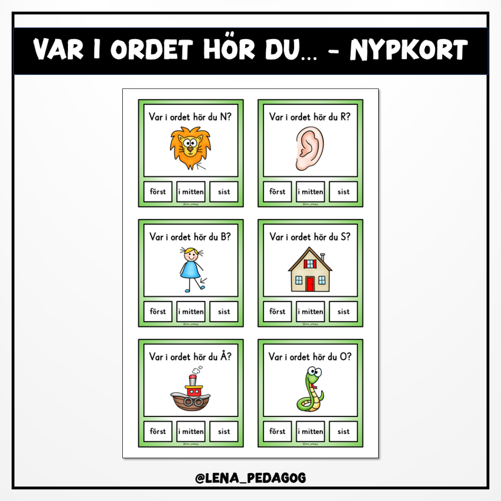 Var i ordet hör du… – nypkort