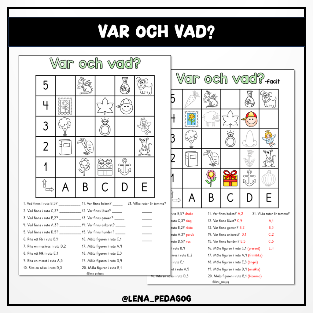 Vad och vad?
