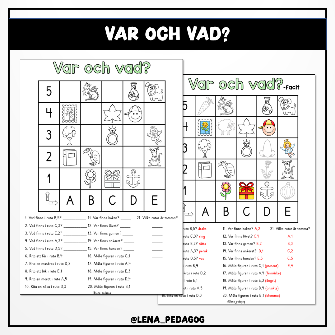 Vad och vad?