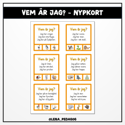 Vem är jag? - nypkort
