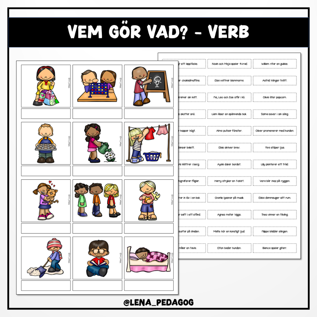Vem gör vad? – verb