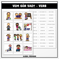 Vem gör vad? - verb