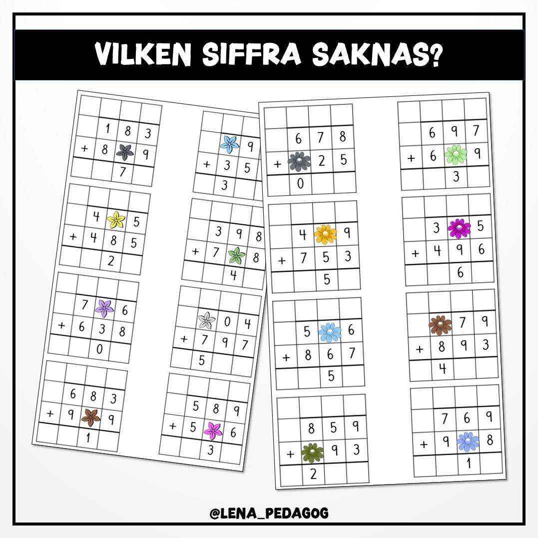 Vilken siffra saknas?