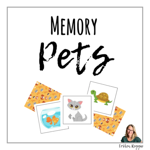 Engelska paket med memory och pussel