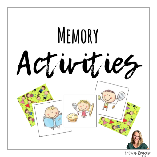 Engelska paket med memory och pussel