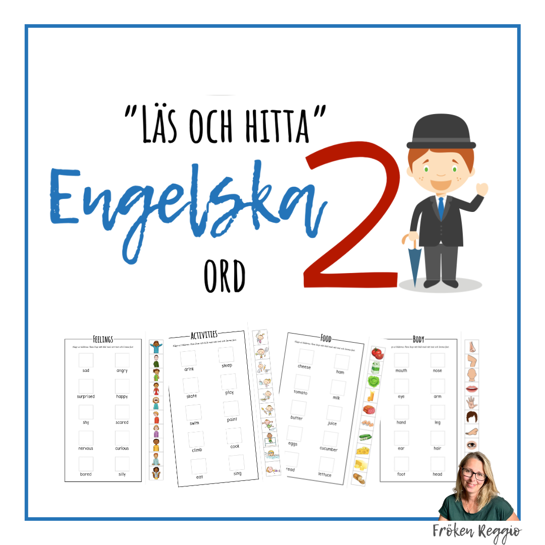 "Läs och hitta" - Engelska ord 2