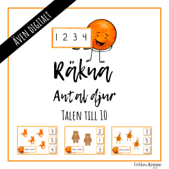 Räkna antal djur 1-10