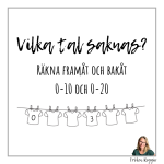 Vilka tal saknas? - bild 1