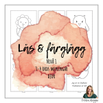 Läs och färglägg med enkla texter – Nivå 1 – Djur - bild 1