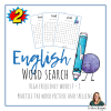 English Word Search F - J