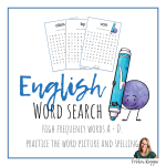 English Word Search A – D - bild 1