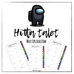Hitta talet - Multiplikation