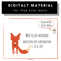 Mattespel - Mer eller mindre
