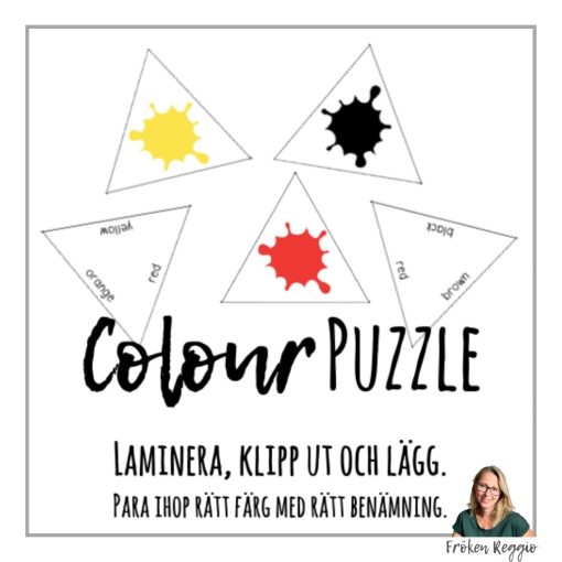 Engelska paket med memory och pussel