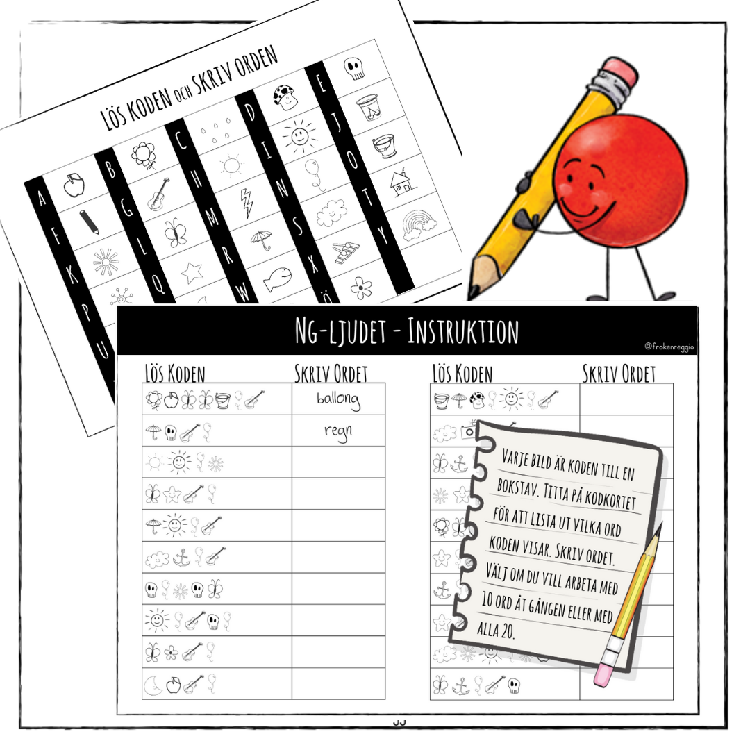 Träna på att stava NG-ljudet