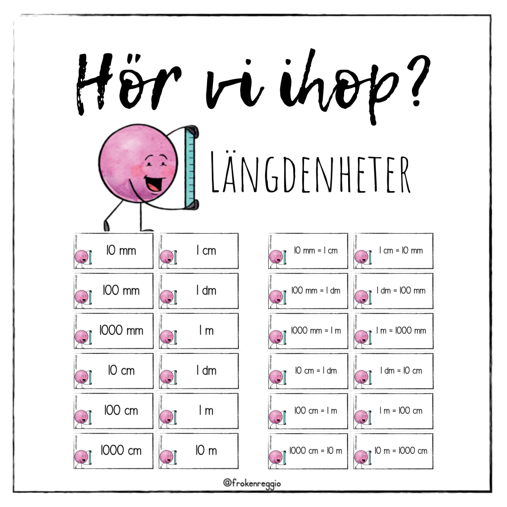 Hör vi ihop – Längdenheter