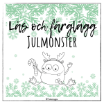 Läs och färglägg julmonster - bild 1