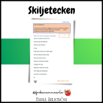 SKILJETECKEN - bild 1