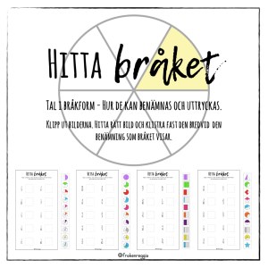 Hitta bråket