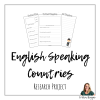 English speaking countries - Research Project
