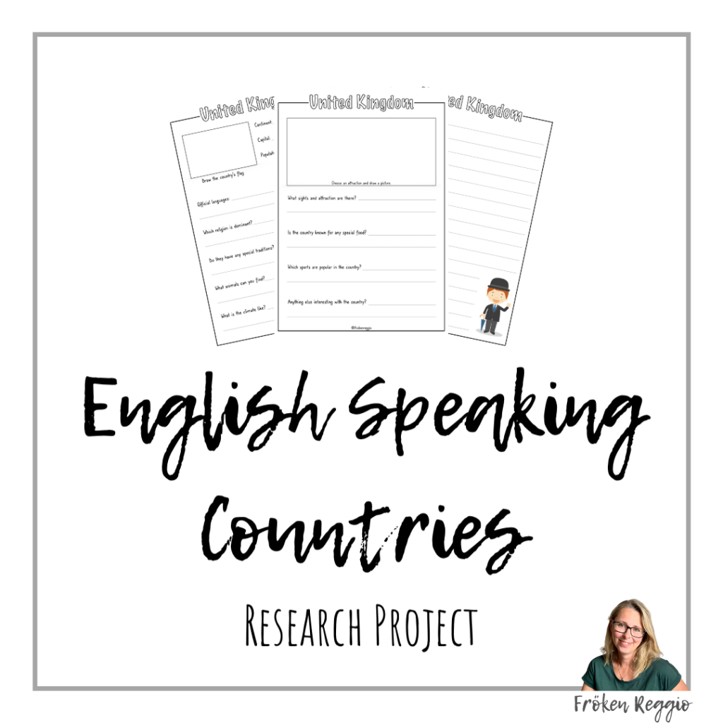 English speaking countries – Research Project