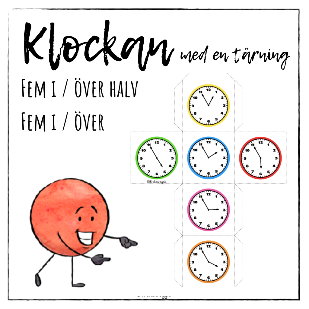 Klockan med en tärning – Fem i / över & Fem i / över halv