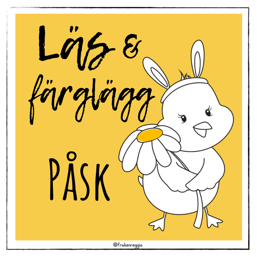 Läs och färglägg – Påsk