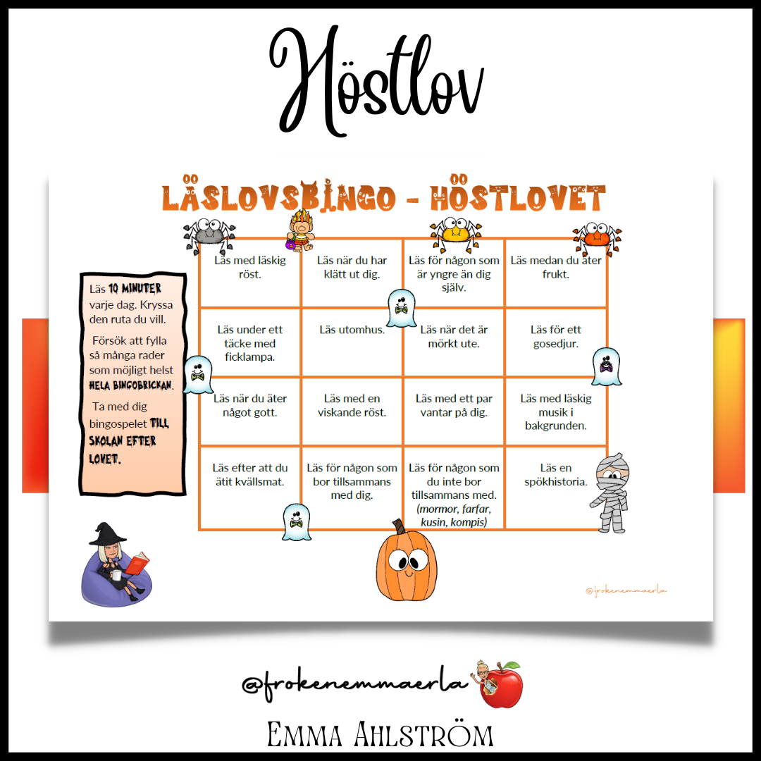 UPPDATERAD: LÄS- OCH UPPDRAGSBINGO