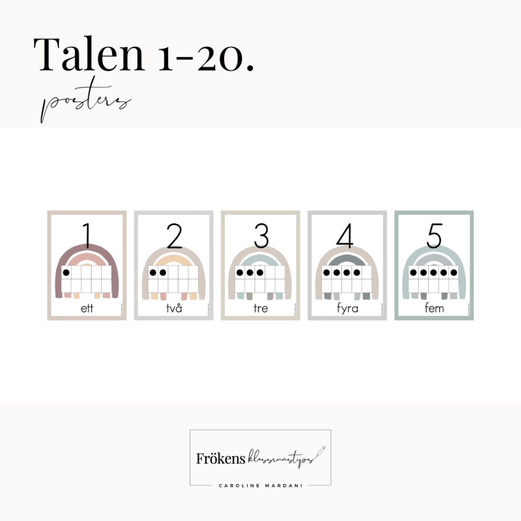 Talen 1-20 (Posters)